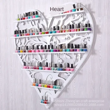 Foreign trade Wall-heart-shaped zhi jia you jia Rouge nail salon storage display stand Wall shelf display cabinet
Foreign trade Wall-heart-shaped zhi jia you jia Rouge nail salon storage display stand Wall shelf display cabinet