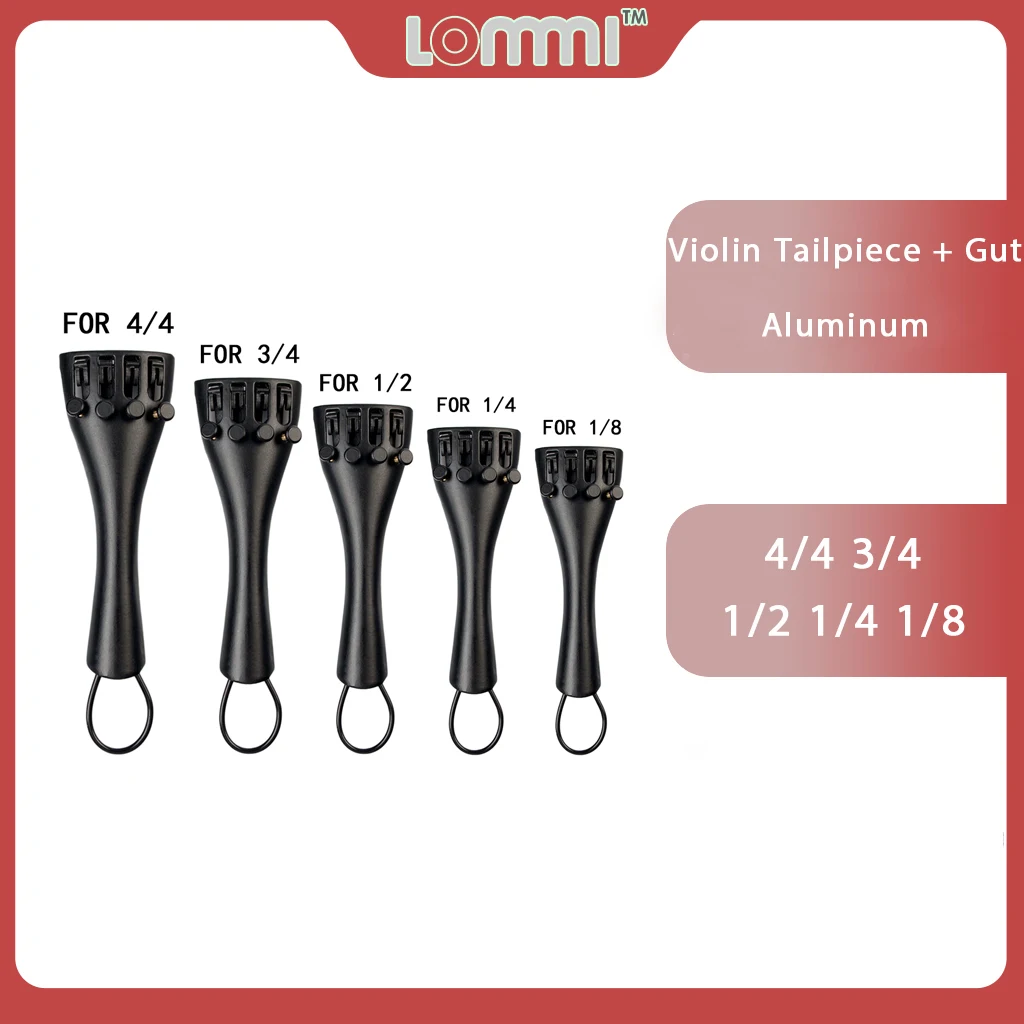 LOMMI 1PC 5PCS Aluminum 4/4 3/4 1/2 1/4 1/8 Violin Tailpiece Fine Tuner Violin Tail Piece Guts Fiddle Tailpiece Adjuster Tailgut
LOMMI 1PC 5PCS Aluminum 4/4 3/4 1/2 1/4 1/8 Violin Tailpiece Fine Tuner Violin Tail Piece Guts Fiddle Tailpiece Adjuster Tailgut