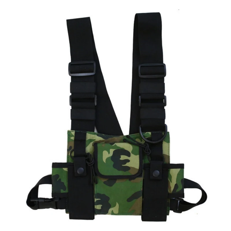 1PC Unisex Chest Rig Bag Multi-pocket Vest Hip Hop Streetwear Functional Tactical Harness Chest Rig Pack Adjustable Waist Bags
1PC Unisex Chest Rig Bag Multi-pocket Vest Hip Hop Streetwear Functional Tactical Harness Chest Rig Pack Adjustable Waist Bags