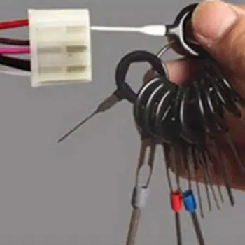 Car Plug Circuit Board Wire Harness Terminal Extraction Pick Connector Crimp Pin Back Needle Remove Tool 
Car Plug Circuit Board Wire Harness Terminal Extraction Pick Connector Crimp Pin Back Needle Remove Tool
