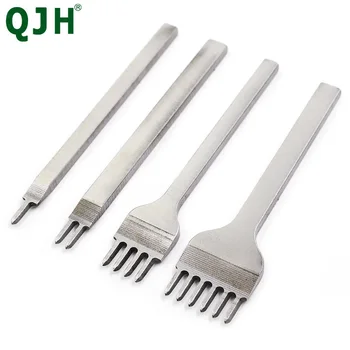 4mm 4pcs/set Leather Chisel Hole Punches Stitching Punch Tool Prong Leather Craft Sewing DIY Tools 1+2+4+6 Fork Hole
4mm 4pcs/set Leather Chisel Hole Punches Stitching Punch Tool Prong Leather Craft Sewing DIY Tools 1+2+4+6 Fork Hole