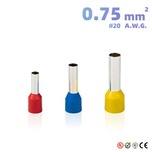 1000Pcs E7506 E7508 E7510 E7512 E7518 Insulated Cord End Terminal Block Copper Ferrules Cold Crimp Connector
1000Pcs E7506 E7508 E7510 E7512 E7518 Insulated Cord End Terminal Block Copper Ferrules Cold Crimp Connector