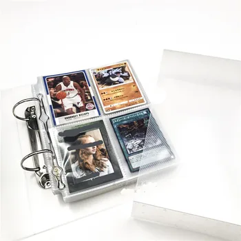 40Pages 4 pockets page For 67*92mm Cards transparent Albums For Pokemon CCG MTG Magic Yugioh Board Games Card book Sleeve Holder
40Pages 4 pockets page For 67*92mm Cards transparent Albums For Pokemon CCG MTG Magic Yugioh Board Games Card book Sleeve Holder