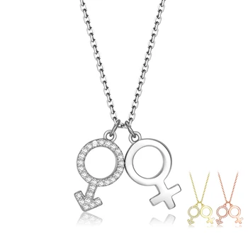 Male and Female Sign Couple love Pendant Necklace Authentic 100% 925 Sterling Silver Necklaces Women Fine Silver Jewelry Gift
Male and Female Sign Couple love Pendant Necklace Authentic 100% 925 Sterling Silver Necklaces Women Fine Silver Jewelry Gift