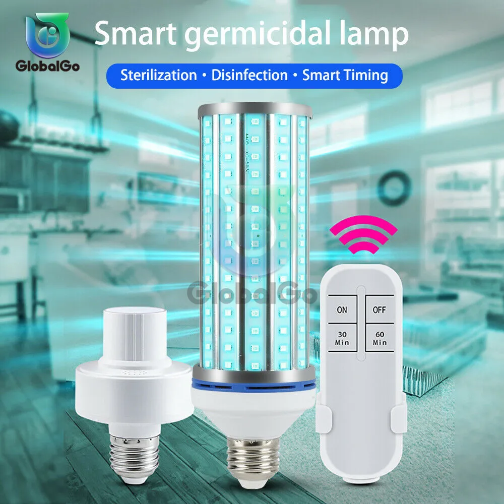 E27 LED Lamp LED Bulb 60W 110V 220V Corn Bulb With Remote Control LED Light Bulb Ultraviolet Sterilizer Lamp Home Decoration
E27 LED Lamp LED Bulb 60W 110V 220V Corn Bulb With Remote Control LED Light Bulb Ultraviolet Sterilizer Lamp Home Decoration