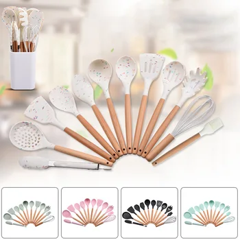 12pcs Kitchenware Cooking Utensils Set Heat Resistant Kitchen Non-Stick Cooking Utensils Baking Tools With Storage Box Tools
12pcs Kitchenware Cooking Utensils Set Heat Resistant Kitchen Non-Stick Cooking Utensils Baking Tools With Storage Box Tools