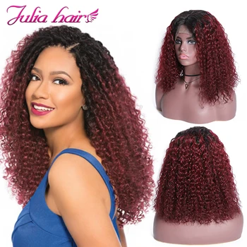 Ali Julia Hair Ombre Color Curly Bob Wig 8 to 14 Inch Brazilian Lace Front Human Hair Wigs 150% Density 13*4 Inch Remy
Ali Julia Hair Ombre Color Curly Bob Wig 8 to 14 Inch Brazilian Lace Front Human Hair Wigs 150% Density 13*4 Inch Remy