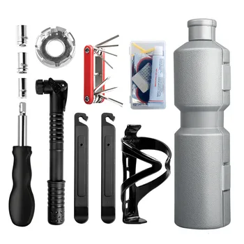 7 In 1 Bike Repair Kits Cycling Tool Set Bicycle Maintenance Tools Bicycle Pump Kit For Mending A Tire With Spoke Regulator
7 In 1 Bike Repair Kits Cycling Tool Set Bicycle Maintenance Tools Bicycle Pump Kit For Mending A Tire With Spoke Regulator