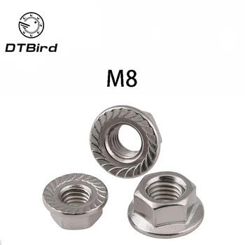 Free Shipping 50pcs/Lot Metric Thread DIN6923 M8 304 Stainless Steel Hex Flange Nut Hexagon Nut With Flange A2-70 DT2
Free Shipping 50pcs/Lot Metric Thread DIN6923 M8 304 Stainless Steel Hex Flange Nut Hexagon Nut With Flange A2-70 DT2