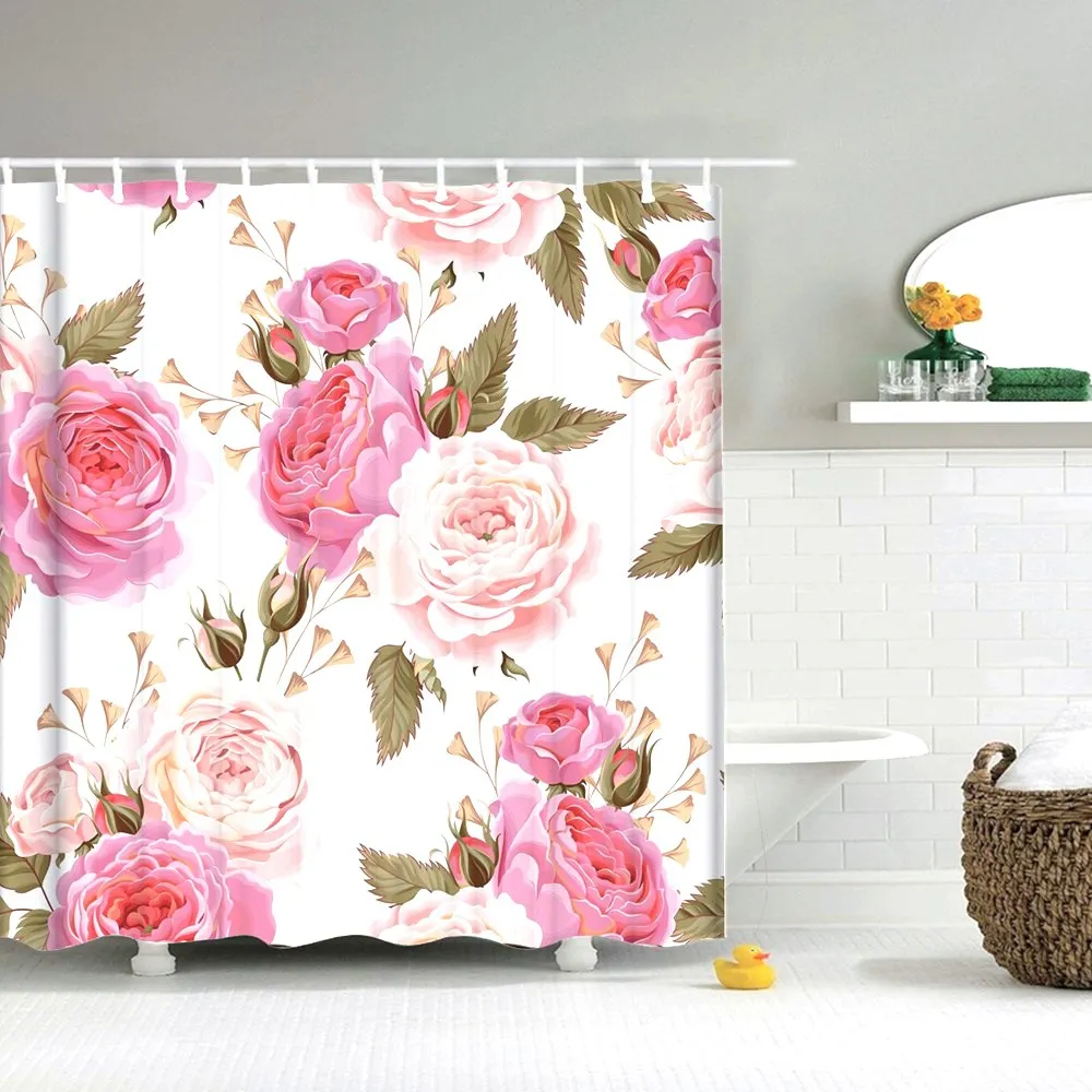 Dafield Vintage Tropical Flowers with Floral Pattern Background Waterproof Polyester Fabric Decorative Floral Shower Curtain
Dafield Vintage Tropical Flowers with Floral Pattern Background Waterproof Polyester Fabric Decorative Floral Shower Curtain