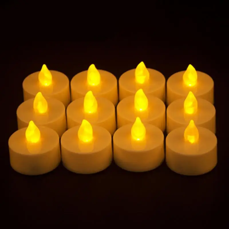 12/24pcs/lot Flickering Candle Lamp Include Battery LED Tea Light Candle Lamp Electric Candles Christmas Party Birthday Candles
12/24pcs/lot Flickering Candle Lamp Include Battery LED Tea Light Candle Lamp Electric Candles Christmas Party Birthday Candles