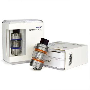 Hot sale! SENSE HERAKLES 3 25MM MESH SUBOHM TANK 8mL 510 Thread 0.15ohm RTA Atomizer Tank fit for E-Cigarettes 510 Battery Mod
Hot sale! SENSE HERAKLES 3 25MM MESH SUBOHM TANK 8mL 510 Thread 0.15ohm RTA Atomizer Tank fit for E-Cigarettes 510 Battery Mod