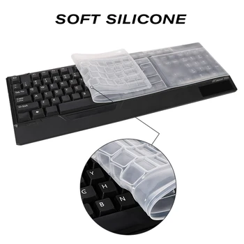 2Pcs Notebook Laptop Computer Keyboard Cover Universal Protector Waterproof Skin Keypad Clear Protective Film Silicone
2Pcs Notebook Laptop Computer Keyboard Cover Universal Protector Waterproof Skin Keypad Clear Protective Film Silicone