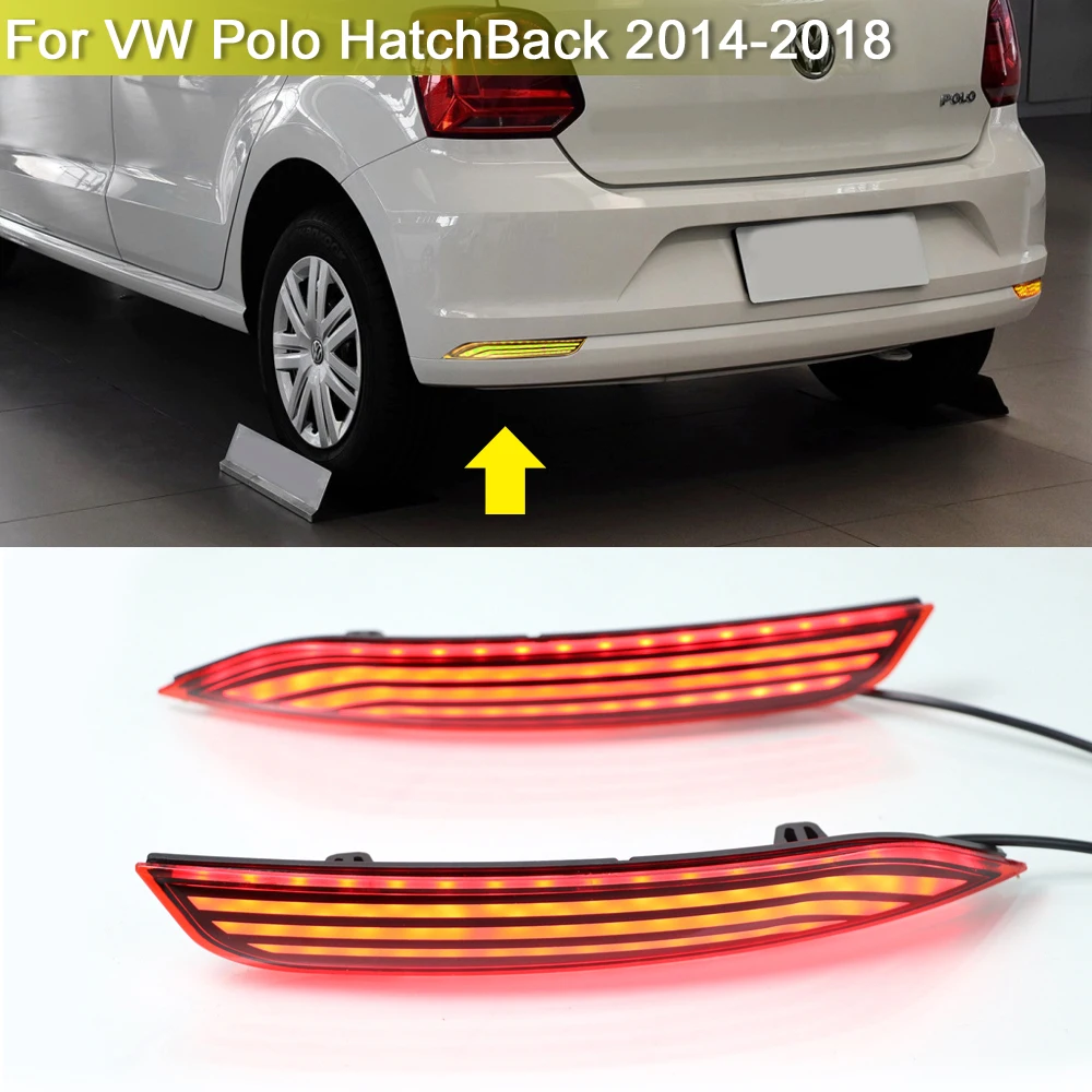 3 Function LED Rear Bumper Reflector Light For VW Polo HatchBack 2014 2015 2016 2017 2018 Brake Warning Turn Signal Light
3 Function LED Rear Bumper Reflector Light For VW Polo HatchBack 2014 2015 2016 2017 2018 Brake Warning Turn Signal Light