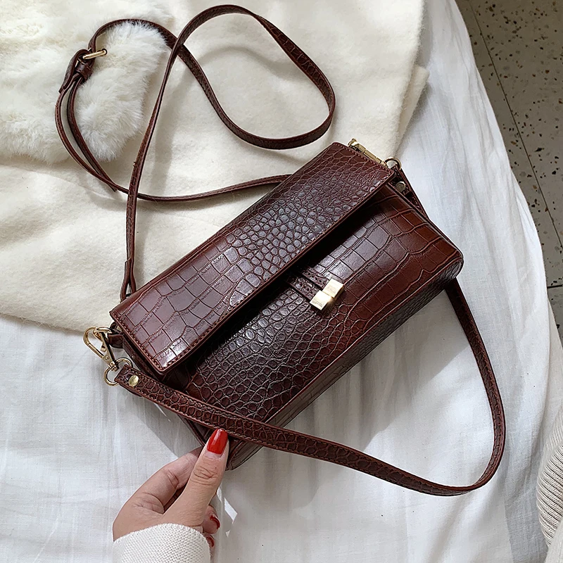 Stone Pattern Retro Leather Crossbody Bag For Women 2019 Small Lady Shoulder Messenger Bag Solid Color Handbags and Purses
Stone Pattern Retro Leather Crossbody Bag For Women 2019 Small Lady Shoulder Messenger Bag Solid Color Handbags and Purses