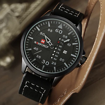 Luxury Brand NAVIFORCE Men Army Military Watches Men's Quartz Date Clock Male Leather Strap Sport Wrist Watch Relogio Masculino
Luxury Brand NAVIFORCE Men Army Military Watches Men's Quartz Date Clock Male Leather Strap Sport Wrist Watch Relogio Masculino