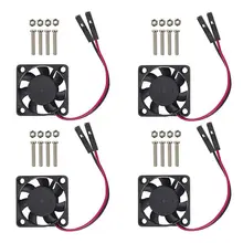 4PCS Raspberry Pi Fan DC 5V/3.3V Brushless Cooling Fan with Screws for Raspberry Pi 3 B+ 3B 2B
4PCS Raspberry Pi Fan DC 5V/3.3V Brushless Cooling Fan with Screws for Raspberry Pi 3 B+ 3B 2B