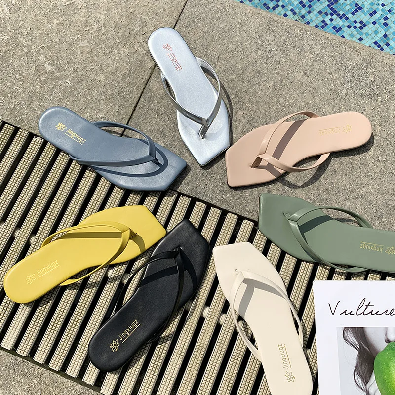 2019 Summer New Style Classic Style Solid Color Flip-flops Korean-style Vacation Style Sandals Outer Wear Flat Comfortable
2019 Summer New Style Classic Style Solid Color Flip-flops Korean-style Vacation Style Sandals Outer Wear Flat Comfortable