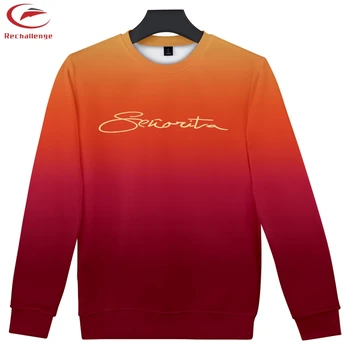 

Shawn Mendes Senorita Sweatshirt Men's New 3D Casual Crew Neck Dress Trend 2019 Men's Fashion Crew Neck Hip Hop