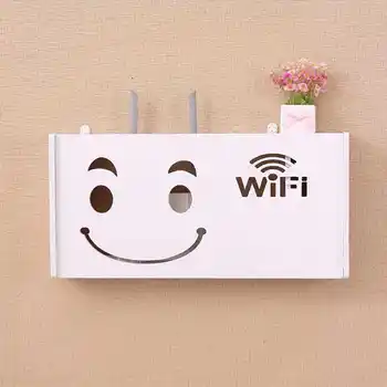 AFBC Wireless Wifi Router Storage Box Wood-Plastic Shelf Wall Hangings Bracket Cable Storage Home Decor-Venetian
AFBC Wireless Wifi Router Storage Box Wood-Plastic Shelf Wall Hangings Bracket Cable Storage Home Decor-Venetian