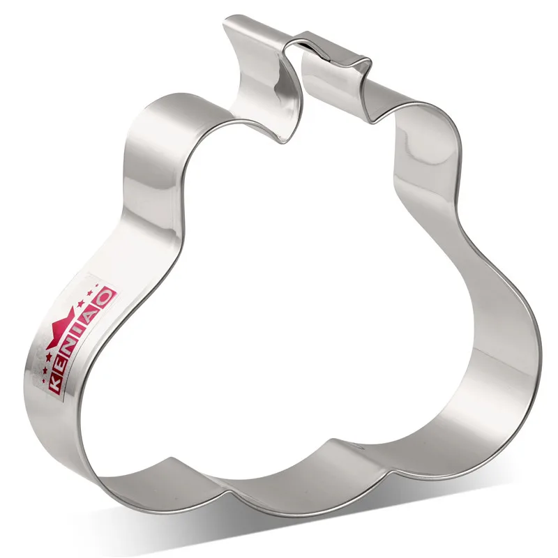 KENIAO Pumpkin Cookie Cutter for Halloween Party - 10.4 x 9.5 cm - Biscuit / Fondant / Pastry Cutter - Stainless Steel
KENIAO Pumpkin Cookie Cutter for Halloween Party - 10.4 x 9.5 cm - Biscuit / Fondant / Pastry Cutter - Stainless Steel