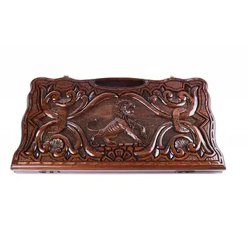 Нарды резные Лев с ручкой Халеян / Carved backgammon Lion of master Haleyan/ handmade/хэндмейд
Нарды резные Лев с ручкой Халеян / Carved backgammon Lion of master Haleyan/ handmade/хэндмейд