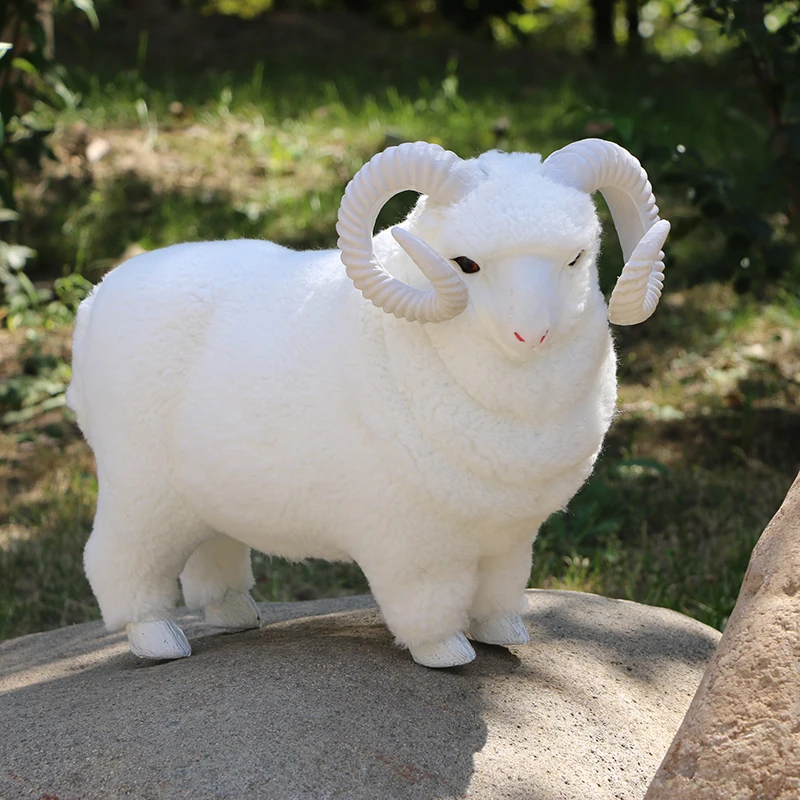 Sheep Model Realistic Plush Animal Model Simulation Sheep Miniature Animal Toy Collection Figurine
Sheep Model Realistic Plush Animal Model Simulation Sheep Miniature Animal Toy Collection Figurine