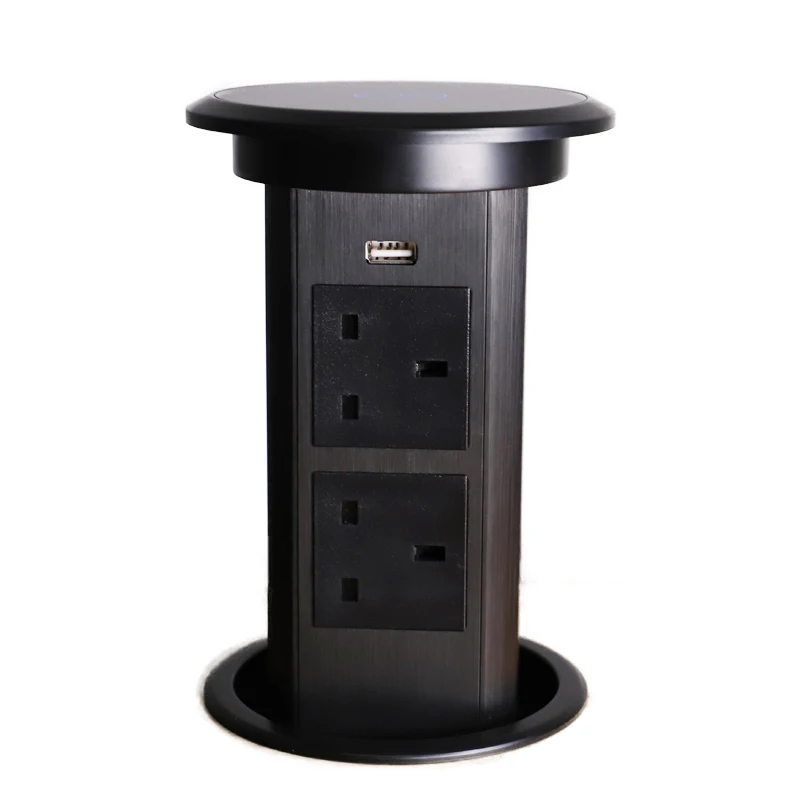 Table pop up electrical outlet Plug Sockets Retractable for Countertops Worktop UK Plug
Table pop up electrical outlet Plug Sockets Retractable for Countertops Worktop UK Plug