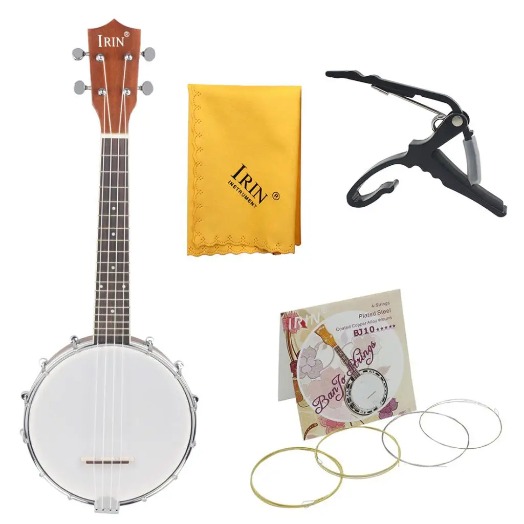 12 Brackets 4 String Maple Resonator Banjo Musical Instrument For Beginner Music Lover Gift
12 Brackets 4 String Maple Resonator Banjo Musical Instrument For Beginner Music Lover Gift