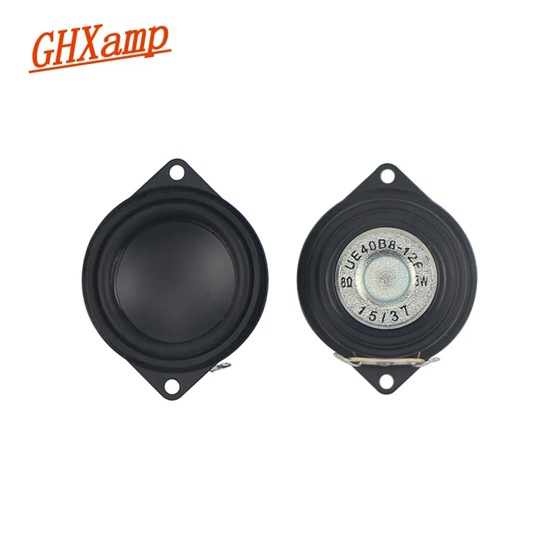 GHXAMP 1.5inch 40MM Neodymium Full Range Speaker Bluetooth speaker composite pot bottom rubber edge 8 ohm 3W 2PCS
GHXAMP 1.5inch 40MM Neodymium Full Range Speaker Bluetooth speaker composite pot bottom rubber edge 8 ohm 3W 2PCS
