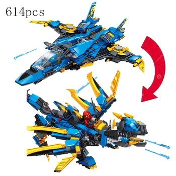 New Ninja Series Bricks Deformation Jay's Storm Fighter Compatible Lepining Ninjagoinglys Building Blocks Toys for Kids Gift
New Ninja Series Bricks Deformation Jay's Storm Fighter Compatible Lepining Ninjagoinglys Building Blocks Toys for Kids Gift
