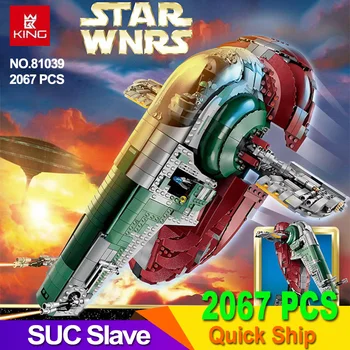 Compatible with 81039 UCS Slave I 75060 2067PCS Model Building Blocks star Bricks wars Educational Toys Gift IN STOCK
Compatible with 81039 UCS Slave I 75060 2067PCS Model Building Blocks star Bricks wars Educational Toys Gift IN STOCK