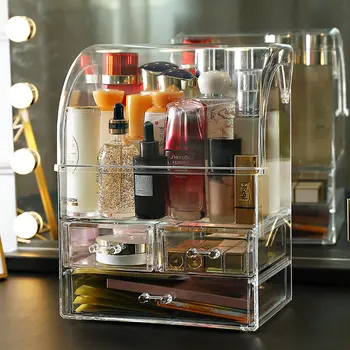 Acrylic Makeup Organizer Clear Cosmetic Jewelry Storage Box Women Cosmetic Storage Drawer Desktop Make Up Case
Acrylic Makeup Organizer Clear Cosmetic Jewelry Storage Box Women Cosmetic Storage Drawer Desktop Make Up Case