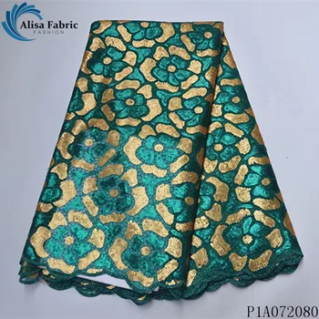 Alisa green nigerian sequins lace fabric 2020 high quality embroidered african net laces french fabrics 5 yards/piece for sewing
Alisa green nigerian sequins lace fabric 2020 high quality embroidered african net laces french fabrics 5 yards/piece for sewing