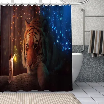 Custom Tiger Shower Curtains DIY Bathroom Curtain Fabric Washable Polyester for Bathtub Art Decor Drop Shipping
Custom Tiger Shower Curtains DIY Bathroom Curtain Fabric Washable Polyester for Bathtub Art Decor Drop Shipping