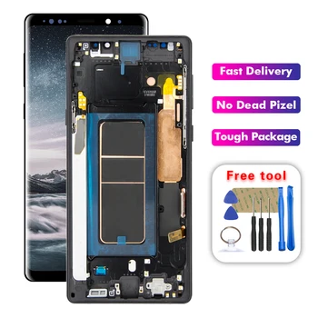 SUPER AMOLED 6.4'' LCD for SAMSUNG GALAXY Note 9 Note9 N960F Display Touch Screen Digitizer Assembly with frame
SUPER AMOLED 6.4'' LCD for SAMSUNG GALAXY Note 9 Note9 N960F Display Touch Screen Digitizer Assembly with frame