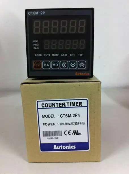 1 шт. Autonics CT6M-2P4 CT6M2P4 счетчик/таймер в коробке-новый | Безопасность и защита