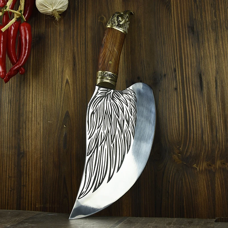 Handmade Forged Kitchen Chinese Chef Knife Meat Cleaver Slaughter Knife Vegetable Cutter Kitchen Chopper Knife Tools
Handmade Forged Kitchen Chinese Chef Knife Meat Cleaver Slaughter Knife Vegetable Cutter Kitchen Chopper Knife Tools