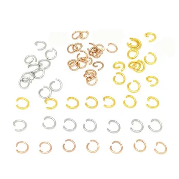 100pcs Rose Gold Plated Stainless Steel Jump Ring Open Split Ring Findings Supplier for DIY jewelry Making Accessories 3/4/5/6mm
100pcs Rose Gold Plated Stainless Steel Jump Ring Open Split Ring Findings Supplier for DIY jewelry Making Accessories 3/4/5/6mm