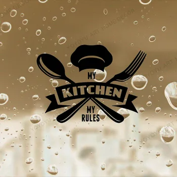 Kitchen Wall Vinyl Decal Kitchen Tagline My Kitchen My Rules Cafe Quotes For Restaurant Kitchen Wall Window Decoration rb323 
Kitchen Wall Vinyl Decal Kitchen Tagline My Kitchen My Rules Cafe Quotes For Restaurant Kitchen Wall Window Decoration rb323