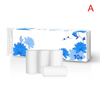 Newest 12 Rolls Toilet Paper 4 Layer Tissue Soft Skin-Friendly for Home Bathroom Hotel New 
Newest 12 Rolls Toilet Paper 4 Layer Tissue Soft Skin-Friendly for Home Bathroom Hotel New