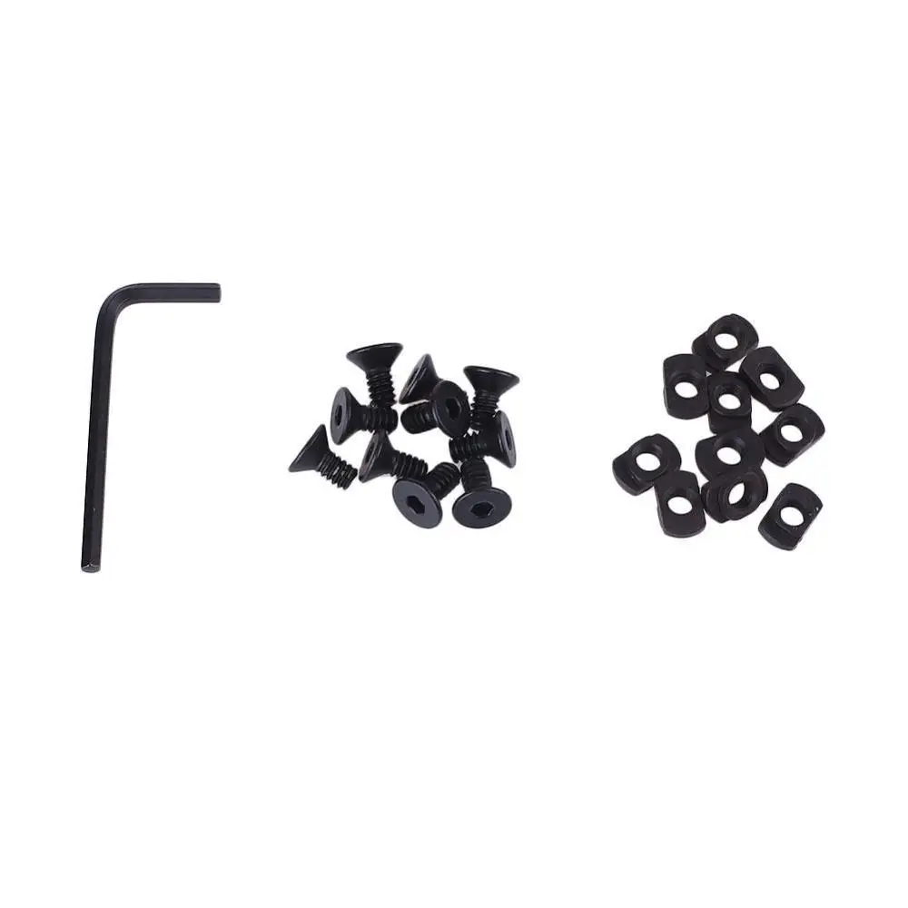 TOtrait 10 Pack M-LOK Screw and Nut Replacement for MLOK Handguard Rail Sections Hunting Gun Modular Lock Rail Accessories
TOtrait 10 Pack M-LOK Screw and Nut Replacement for MLOK Handguard Rail Sections Hunting Gun Modular Lock Rail Accessories