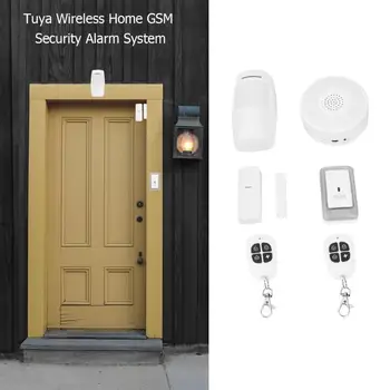TUYA Wireless Home GSM Security Alarm System APP Control Wireless 433 Alarm Set Mobile APP Remote Control at Any Time
TUYA Wireless Home GSM Security Alarm System APP Control Wireless 433 Alarm Set Mobile APP Remote Control at Any Time