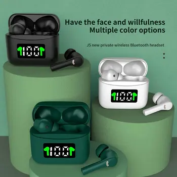 TWS Bluetooth 5.2+EDR Wireless Earbuds Charging Box Wireless LED Display Waterproof Sports Headsets Smart Earphones
TWS Bluetooth 5.2+EDR Wireless Earbuds Charging Box Wireless LED Display Waterproof Sports Headsets Smart Earphones