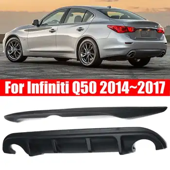 Rear Diffuser Lip Spoiler Bumper Guard AQ Style Rear Bumper Diffuser + OE Style Trunk Spoiler For Infiniti Q50 2014~2017
Rear Diffuser Lip Spoiler Bumper Guard AQ Style Rear Bumper Diffuser + OE Style Trunk Spoiler For Infiniti Q50 2014~2017