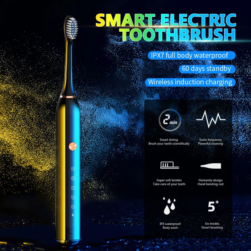 Shop Generic Super Sonic Electric Toothbrushes Smart Sonic Vibration