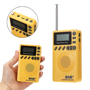 Portable DAB Digital Stereo FM Radio Audio MP3 Player Speaker USB Rechargeable Battery FM Radio LCD Display EU Plug Loudspeaker
Portable DAB Digital Stereo FM Radio Audio MP3 Player Speaker USB Rechargeable Battery FM Radio LCD Display EU Plug Loudspeaker