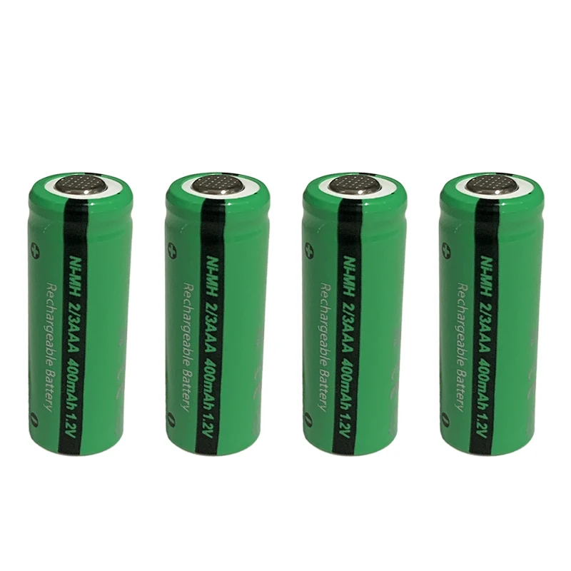 4/6/8Pcs Ni-MH Rechargeable Battery 2/3AAA 1.2V 400mAh Flat Top Replacement Industrial Battery For Solar Flowers, Remote Control
4/6/8Pcs Ni-MH Rechargeable Battery 2/3AAA 1.2V 400mAh Flat Top Replacement Industrial Battery For Solar Flowers, Remote Control