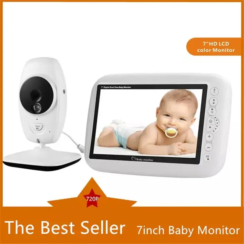 Wireless Baby Monitor 7 Inch 720P HD Screen Night Vision Intercom Lullaby Nanny Video Baby Sleep Monitor Supports Screen Switch
Wireless Baby Monitor 7 Inch 720P HD Screen Night Vision Intercom Lullaby Nanny Video Baby Sleep Monitor Supports Screen Switch