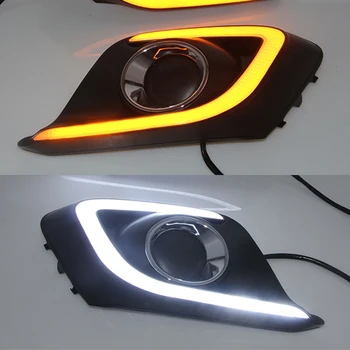 CSCSNL 1 Pair DRL Daytime Running Lights fog lamp cover headlight 12V Daylight with Yellow For Mazda 3 Axela 2014 2015 2016
CSCSNL 1 Pair DRL Daytime Running Lights fog lamp cover headlight 12V Daylight with Yellow For Mazda 3 Axela 2014 2015 2016